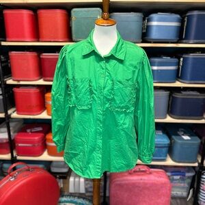 JODIFL Vibrant Green Top